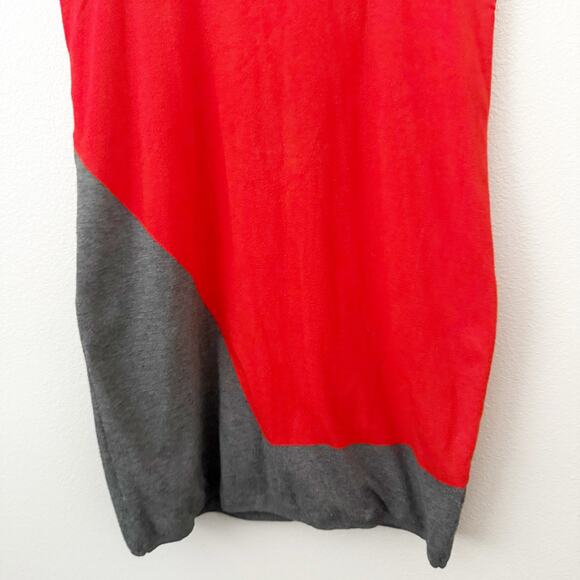 KATE SPADE | Saturday Sleeveless Orange Red Gray Dress Colorblock | Size XL - Picture 3 of 7